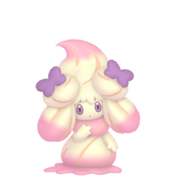 Alcremie Ruby Swirl Ribbon in Pokémon HOME