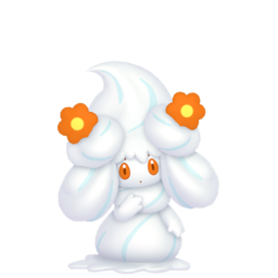 Alcremie Salted Cream Flower in Pokémon HOME
