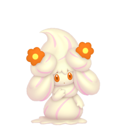 Alcremie Vanilla Cream Flower in Pokémon HOME