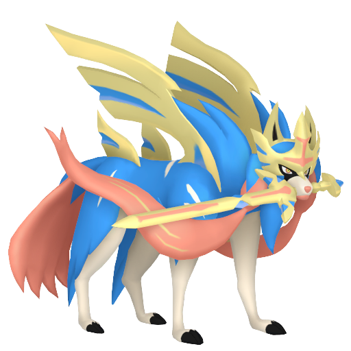 Zacian Crowned Sword in Pokémon HOME