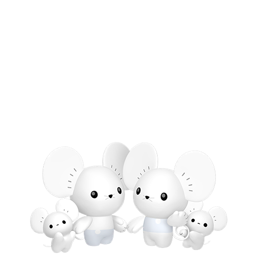 Maushold Family of Four in Pokémon HOME