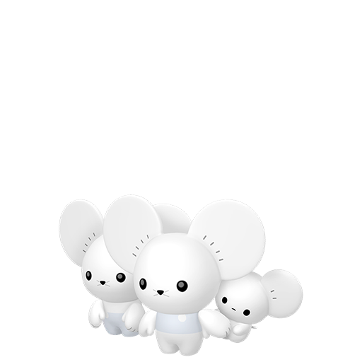 Maushold Family of Three in Pokémon HOME