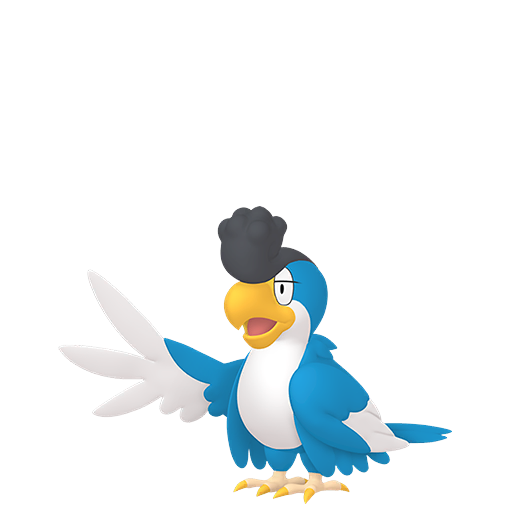 Squawkabilly Blue Plumage in Pokémon HOME