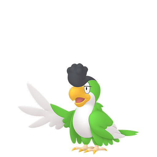 Squawkabilly Green Plumage in Pokémon HOME