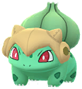 Bulbasaur in the Fall 2019 costume