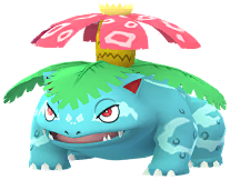 Venusaur in the Copy 2019 costume