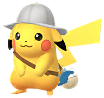 Pikachu in the Adventure Hat 2020 costume