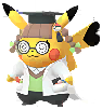 Pikachu in the Doctor costume