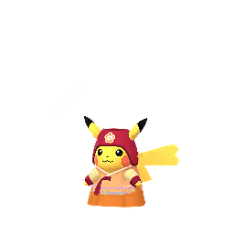 Pikachu in the K 2026 A 01 costume