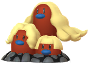 Shiny Dugtrio