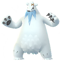 Beartic in the Winter 2020 costume