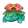 Venusaur in Black & White