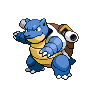 Blastoise, Front, in Black 2 & White 2