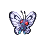 Butterfree in Black & White