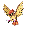 Pidgeotto, Front, in Black & White
