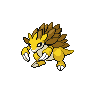 Sandslash in Black & White