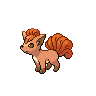 Vulpix, Front, in Black 2 & White 2