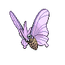 Venomoth, Front, in Black 2 & White 2