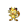 Meowth, Front, in Black 2 & White 2