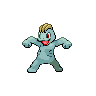 Machop, Front, in Black 2 & White 2