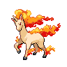 Rapidash, Front, in Black 2 & White 2