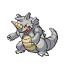 Rhydon, Front, in Black 2 & White 2