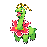 Meganium, Front, in Black & White