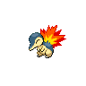Cyndaquil in Black & White