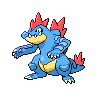 Feraligatr in Black & White
