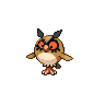 Hoothoot in Black & White