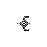 Unown E in Black & White