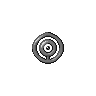 Unown O, Front, in Black 2 & White 2