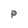 Unown P, Front, in Black 2 & White 2