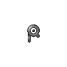 Unown R, Front, in Black 2 & White 2