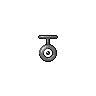 Unown T, Front, in Black 2 & White 2