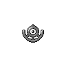Unown U, Front, in Black 2 & White 2