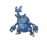 Heracross, Front, in Black & White
