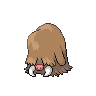Piloswine, Front, in Black & White