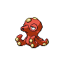 Octillery, Front, in Black & White