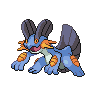 Swampert, Front, in Black 2 & White 2