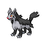 Mightyena in Black & White