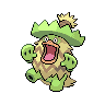Ludicolo, Front, in Black & White