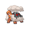 Torkoal, Front, in Black & White