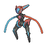 Deoxys Speed Forme, Front, in Black & White