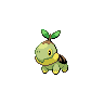 Turtwig, Front, in Black & White