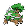 Torterra, Front, in Black & White