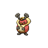 Kricketot, Front, in Black & White