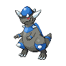 Rampardos in Black & White