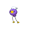 Drifloon, Front, in Black & White