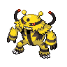 Electivire, Front, in Black & White